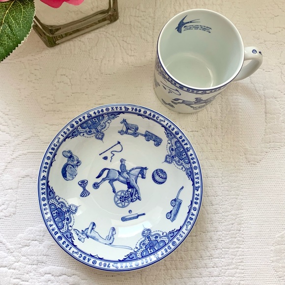 Spode Edwardian Childhood 2 Pc Set Bowl & Mug - Picture 15 of 15